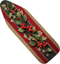 Nuxovilar Ironing Board Covers Winter Holly Berries Pattern Polyester 15x54 by Nuxovilar
