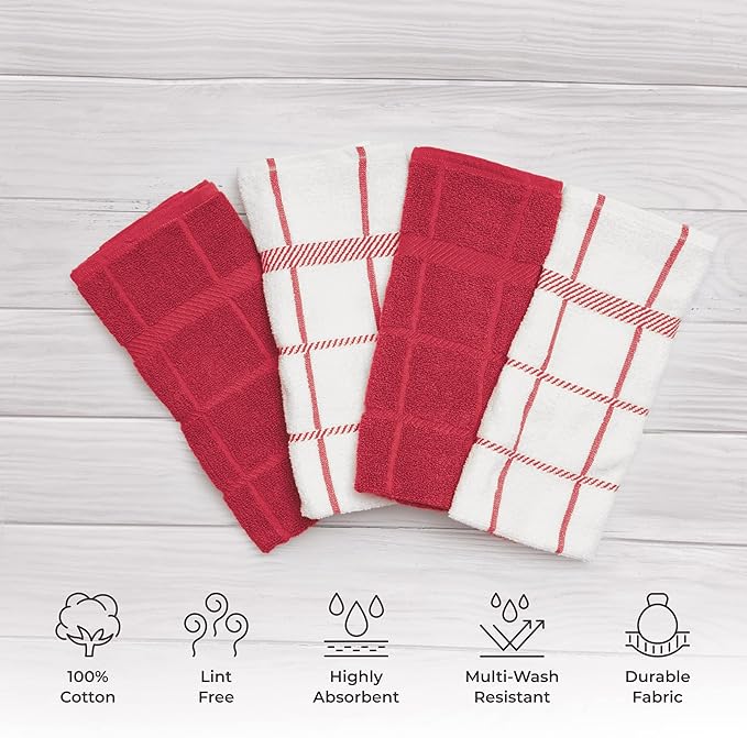 100% Cotton Terry Dish Cloth & Dish Towel - Image 2
