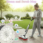 Steam Cleaner Mop Replacement Brush Heads - Image 6