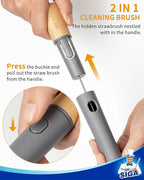 MR.SIGA Water Bottle Brush and Straw Cleaner Brush, Long Handle Bottle Cleaner - Image 3