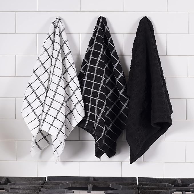Ritz Premium 3-Pack Kitchen Towel & 6-Pack Dish Cloth Set - Image 6