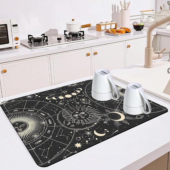 Dish Drying Mat for Multiple Usage. Super Absorbent, Easy clean, Quick dry - Image 2