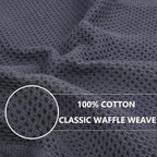 Homaxy 100% Cotton Waffle Weave Kitchen Dish Towels, Ultra Soft Absorbent Quick - Image 2