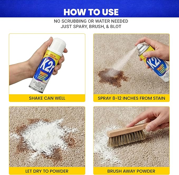 K2R SpotLifter Spot Remover Spray – Quick-Drying Stain Remover - Image 6
