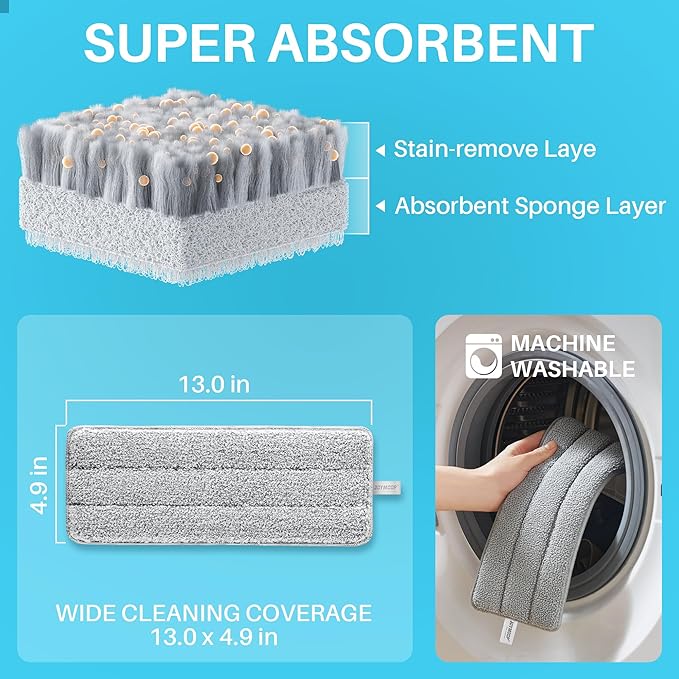 JOYMOOP 8L Large Capacity Flat Mop System - Image 9