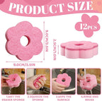 Tioncy 12 Pack Pink Flowers Sponges Bulk Spring Kitchen Decor Dual Sided - Image 3
