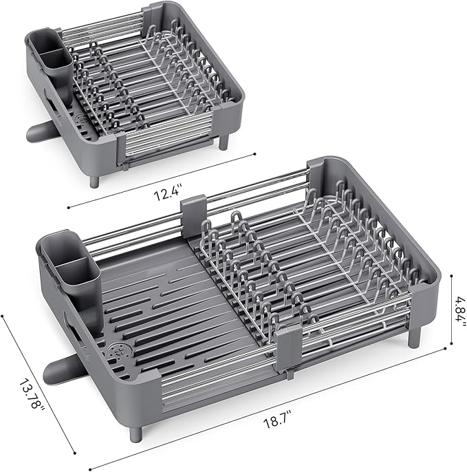 Stainless Steel Dish Drying Rack - Image 6