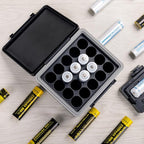 JJC 20 Slots 18650 Battery Case, High Capacity Water-Resistant Anti-Shock - Image 6