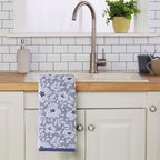 SKL Home Floral Jacquard 100% Cotton 2pc Hand Towel Set, Reversible & Decorative - Image 4