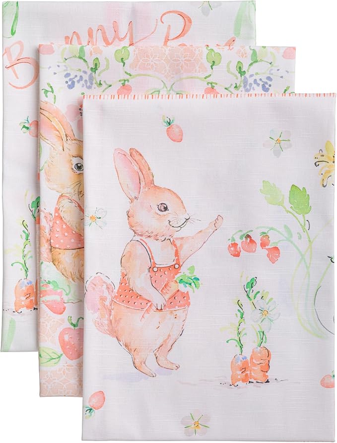 Maison d' Hermine Kitchen Towels Set of 3 100% Cotton 27.50" x 20" Reusable by MaisondHermine