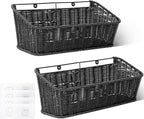 GRANNY SAYS Wicker Hanging Basket, 2 Pack Wall Basket by GRANNYSAYS