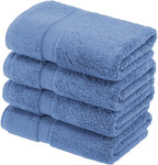SUPERIOR Egyptian Cotton Pile Hand Towel Set of 4, Ultra Soft Luxury Towels - Image 2