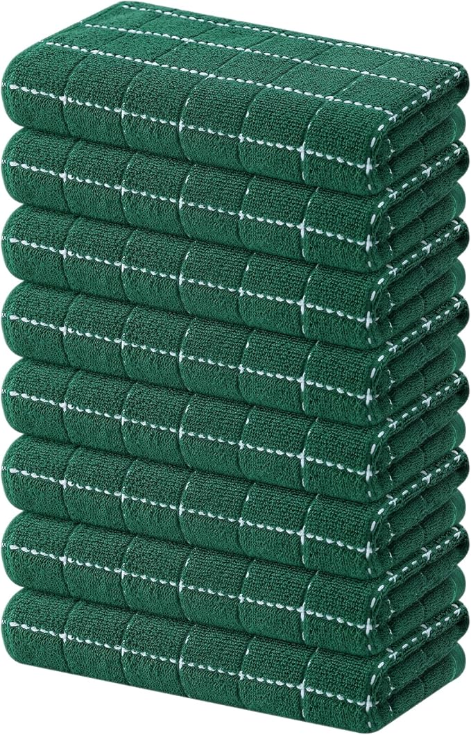 Mordimy 100% Cotton Terry Cloth Kitchen Towels, Super Soft and Absorbent Dish by Mordimy