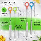 Heavy Duty Cleaning Brushes Set of 4 - Image 2