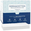 X-Large 100% Pure Cotton Face Towels – 100 Count Extra Large Disposable Wash by Dermacotton