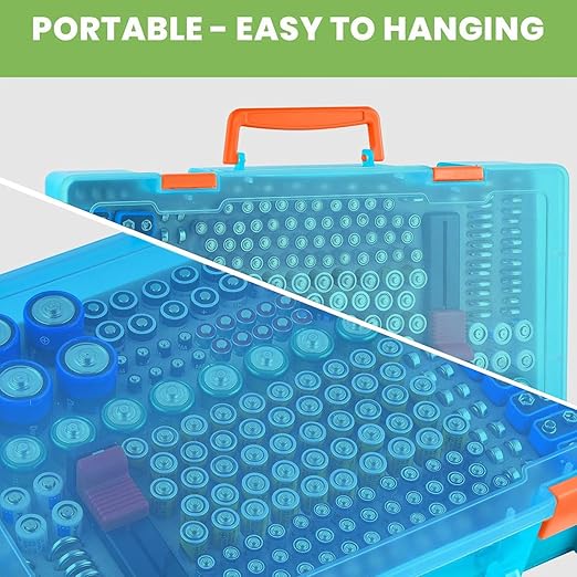 Battery Organizer Storage Holder- Batteries Case Containers Box - Image 6