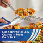 Reynolds Wrap Non Stick Aluminum Foil, Nonstick Aluminum Foil Roll, Prevents - Image 6