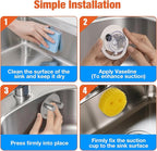 Smiley face sponge holder, kitchen Sink Caddy Organizer - Image 4