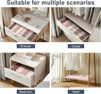Joyoldelf Sock Drawer Organizer Divider 4 Packs Underwear Organizer, 2 x 24 - Image 6