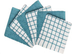 Bumble Premium Cotton Dish Cloths 12" x 12"| Aqua Design | 405 GSM | Highly - Image 2
