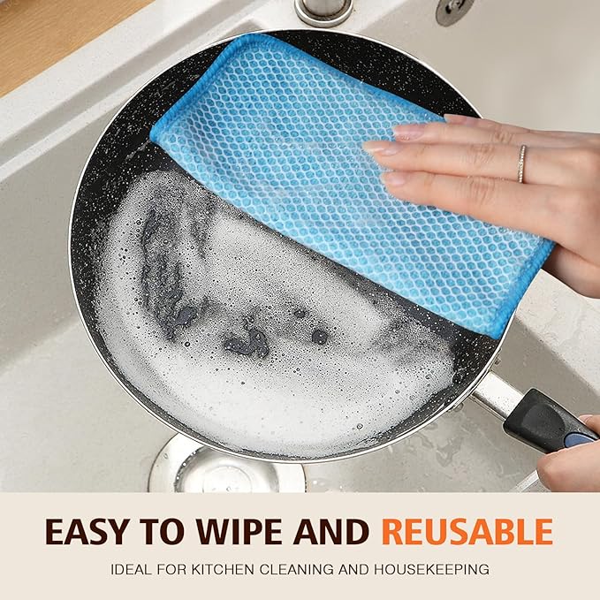 KinHwa Kitchen Washcloths for Dishes Absorbent Microfiber Dish Cloths Quick Dry - Image 6