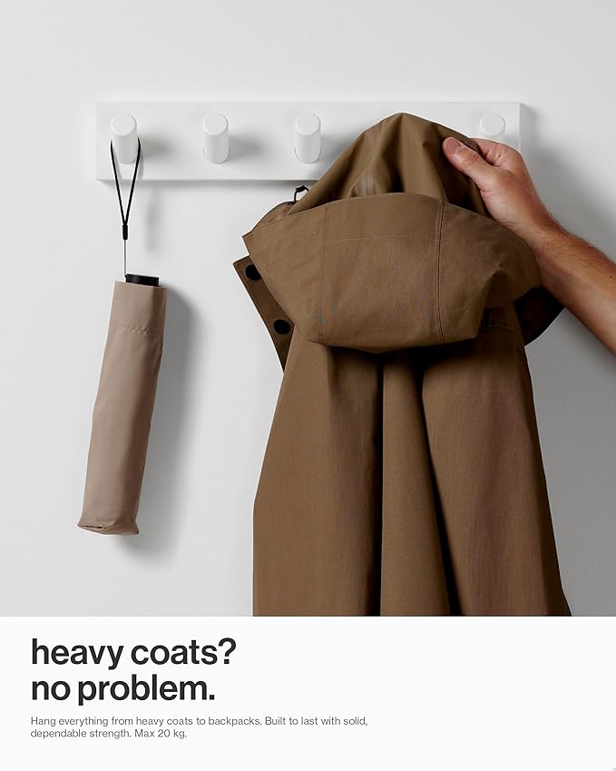 LARHN Wall Mounted Coat Rack, 16.5" - Image 3