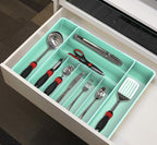 Simple Houseware Expandable Kitchen Drawer Flatware Organizer - Image 8