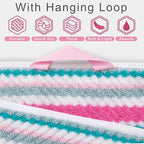 Pink Soft Towel Set, 1 Bath 28"x52", 1 Hand 16"x27", 1 Wash Cloth 13"x13 - Image 2