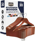 Utopia Home Premium Wooden Hangers 30 Pack by UTOPIAHOME
