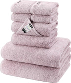 SEMAXE Bath Towel Set, 100% Cotton Absorbent Bathroom Towels by SEMAXE