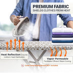 Ironing Board Cover and Pad 18"x54" Extra Thick Natural Cotton, Scorch & Stain - Image 6