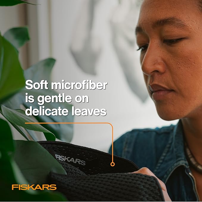 Fiskars Sunkiss Plant Care Cloth, Microfiber Dusting and Cleaning - Image 5