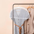 4 Pack Clear Clothing Hanger Shoulder Covers - Image 2
