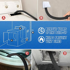 Sealegend Dryer Vent Cleaner Kit Vacuum Hose Attachment Compatible - Image 3