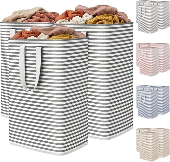 Lifewit 3 Pack Laundry Hamper Large Collapsible Laundry Baskets, Freestanding by Lifewit