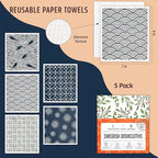 Swedish Dishcloths, 5 Pack Swedish Dishcloths - Image 2