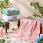 3 Pack Seashell Bow Coastal Hand Towels - Image 2