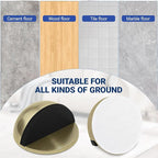 Self Adhesive Door Stoppers, Stainless Steel No Drill Rubber Floor Door Stop - Image 4