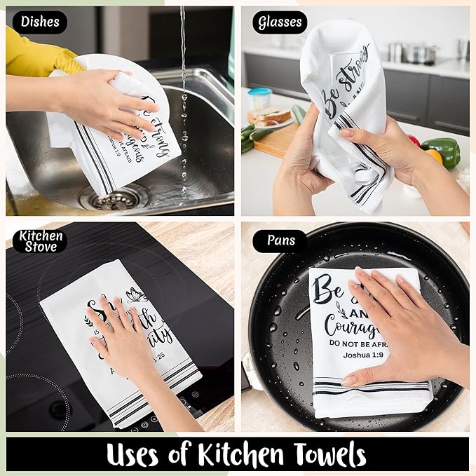 R HORSE Religious Christian Kitchen Dish Towel - Image 5