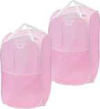 Simple Houseware Mesh Pop-Up Laundry Hamper Basket - Image 2