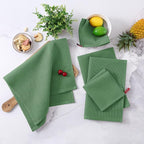 Homaxy 100% Cotton Waffle Weave Dish Cloths - Image 2