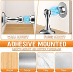 Magnetic Door Stoppers 4 Pack, Stainless Steel Magnetic Door Stop, Wall & Floor - Image 5
