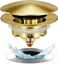 Bathtub Drain Stopper, Pop Up Tub Stopper and Cover, Bottom by Anlige