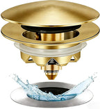 Bathtub Drain Stopper, Pop Up Tub Stopper and Cover, Bottom by Anlige