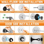 Magnetic or Stoppers Magnetic Door Catch, 2 Pack Stainless Steel Heavy Duty - Image 6