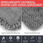 HOMTOYOU Dust Mop for Hardwood Floors: Microfiber Spray Mop for Cleaning - Image 3