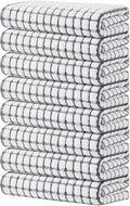 Kitinjoy Cotton 8 Pack Terry Kitchen Towels, 16 x 25 Inches Super Soft and by Kitinjoy