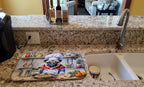 Caroline's Treasures DAC6311DDM Pug The Chef Dish Drying Mat Absorbent Dish - Image 2