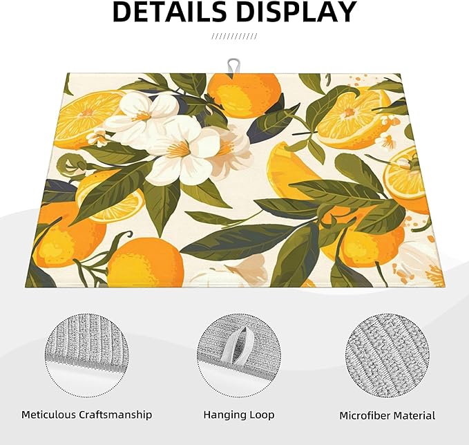 Orange Blossom Dish Drying Mats - Image 3