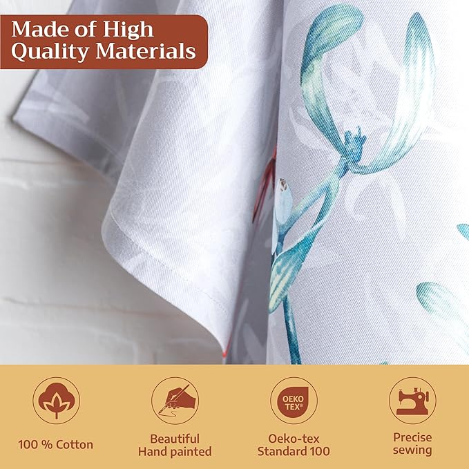 Maison d' Hermine Kitchen Towels Set of 3 100% Cotton 20" x 27.5" Reusable - Image 3